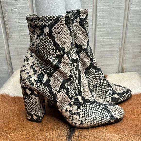 Aldo snake print black and white size 10 - Picture 4 of 10